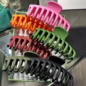 Professional large Colorful Hair Claw Clip Set